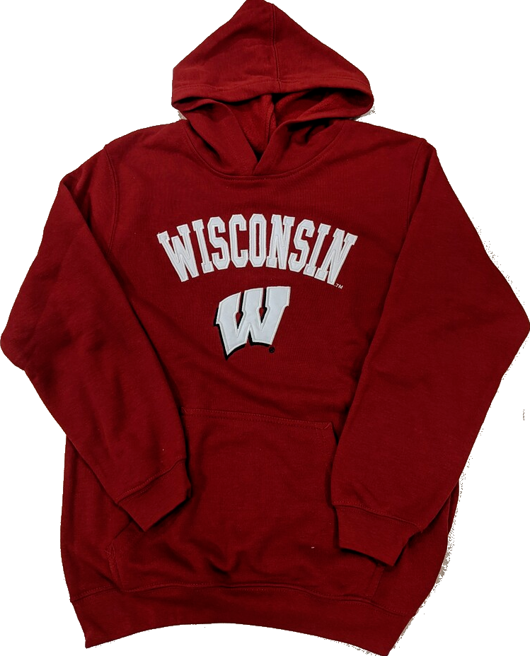 Youth Wisconsin Badgers Crest Colosseum Hoodie