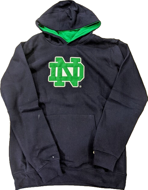Notre Dame Fighting Irish Youth Blue Classic Pullover Hoodie