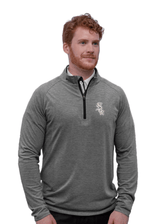 Men's Chicago White Sox Orion 1/4 Zip Black/ Cool Grey Level Wear Track Jacket - Pro Jersey Sports