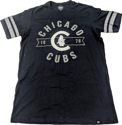 Men’s Chicago Cubs 47' Brand Downfield Navy Tee