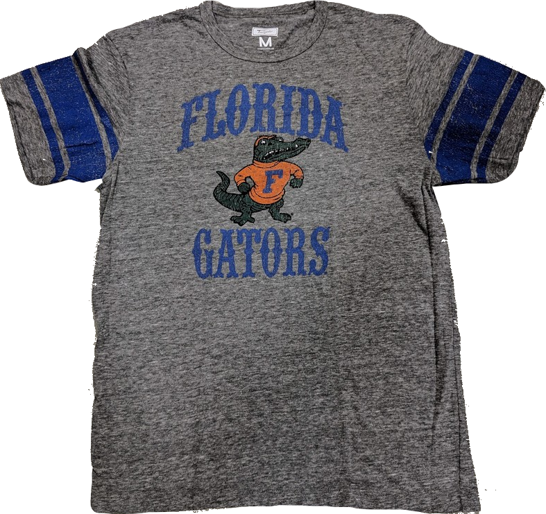 Tailgate Men's Florida Gators Homecoming Gray Tri-Blend T-Shirt
