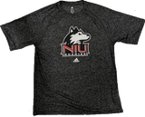 Men's adidas Northern Illinois Huskies Adult Heathered Black Climalite Shirt - Pro Jersey Sports