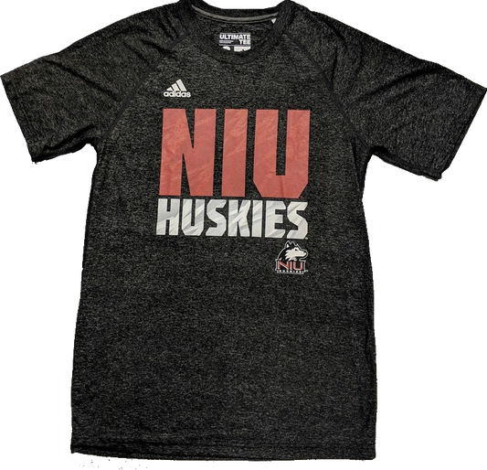 Men's adidas Northern Illinois Huskies Adult Heathered Black Ultimate Shirt