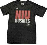 Men's adidas Northern Illinois Huskies Adult Heathered Black Ultimate Shirt - Pro Jersey Sports