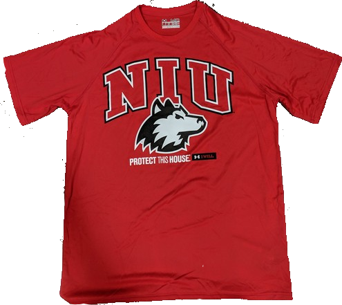 NCAA Northern Illinois Huskies Men's Under Armour Short Sleeve Performance NuTech Tee