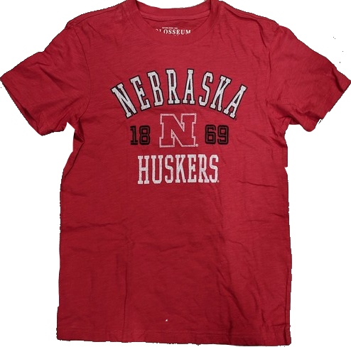 Nebraska Cornhuskers Red Eagle Slub Knit T-Shirt