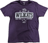 Tailgate Men's Northwestern Wildcats 1948 Rose Bowl Champions Purple T-Shirt - Pro Jersey Sports