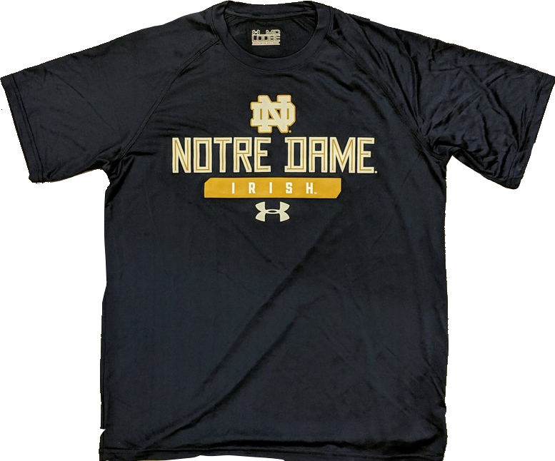 NCAA Notre Dame Fighting Irish Men's Under Armour Short Sleeve Performance NuTech Tee