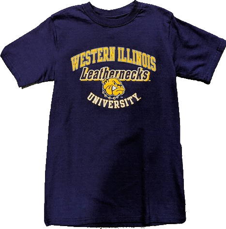 Mens Western Illinois Leathernecks Maroon Campus One T-Shirt