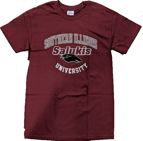 Mens Southern Illinois Salukis Maroon Campus One T-Shirt