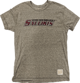 Men's NCAA Southern Illinois Salukis Retro Brand Gray TriBlend Tee - Pro Jersey Sports