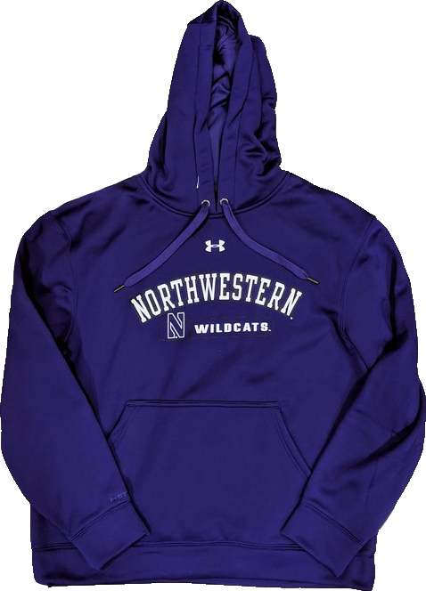 Men's Northwestern Wildcats Under Armour Armourfleece 2.0 Purple Hoodie