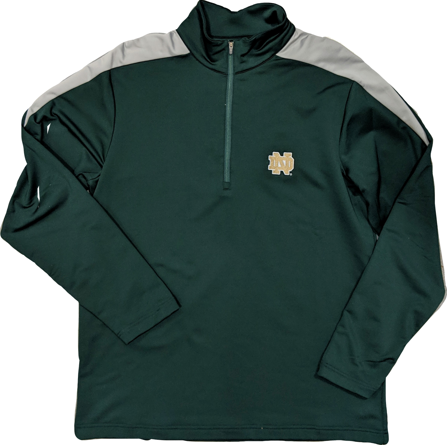 Men's NCAA Notre Dame Fighting Irish Green Succeed 1/4 Zip