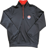 Men's Texas Rangers Antigua Navy Leader Quarter-Zip Pullover Jacket - Pro Jersey Sports