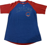 Youth Chicago Cubs 1/4 Sleeve Raglan Tee - Pro Jersey Sports