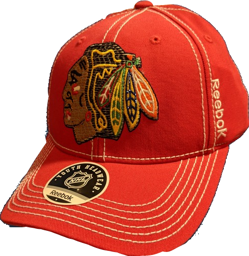 Youth NHL Chicago Blackhawks Red Second Season Spin Adjustable Hat By Reebok