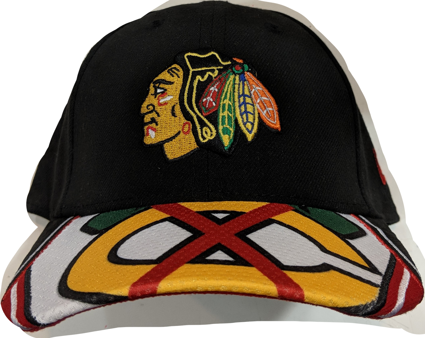 Toddler Chicago Blackhawks Visor Dub 9FORTY Adjustable Hat