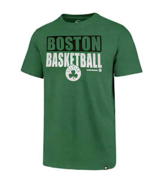 Men's '47 Brand NBA Boston Celtics Clover Blockout Club Tee