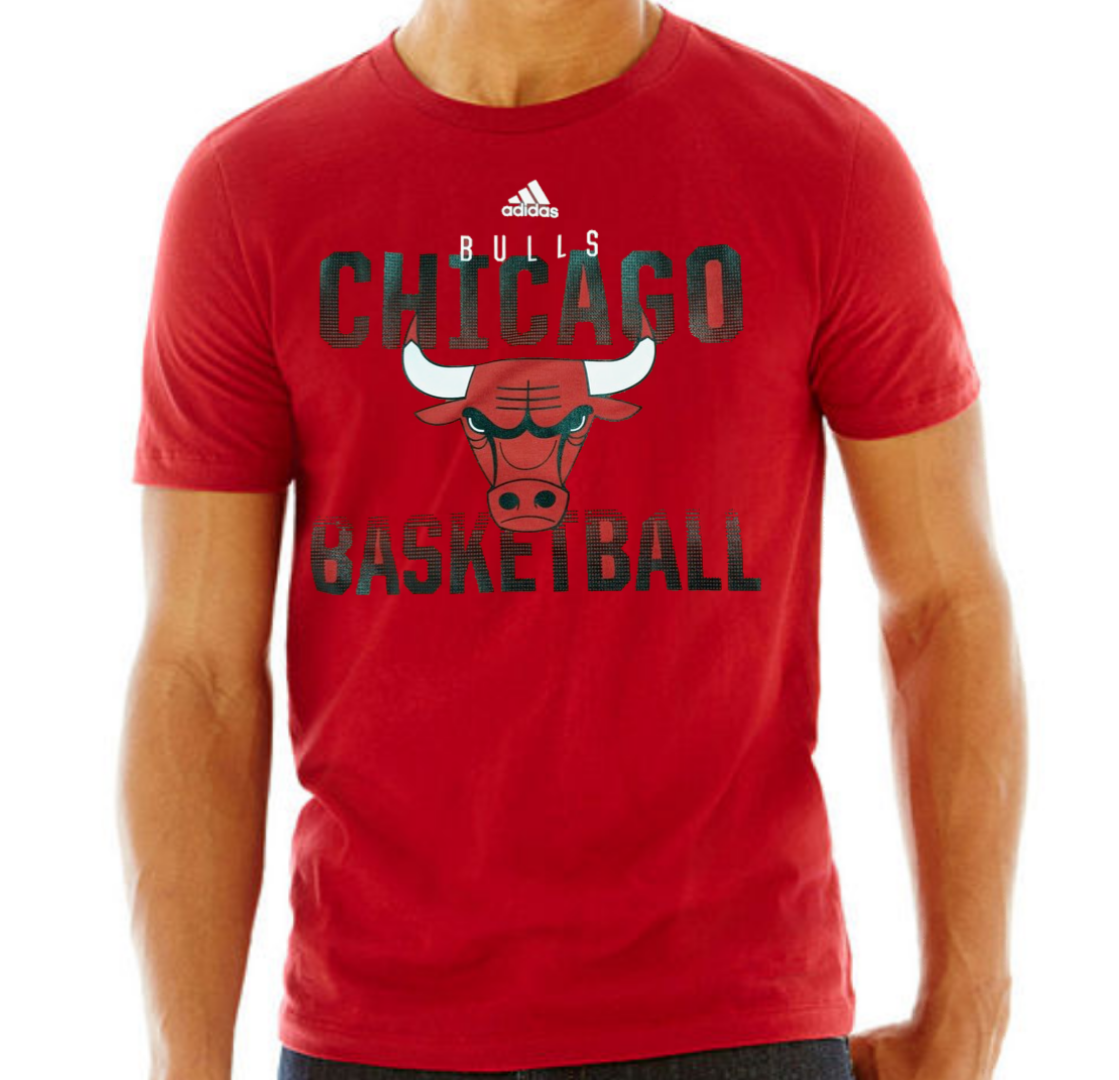 Chicago Bulls Red adidas NBA Men's Ultimate Tee