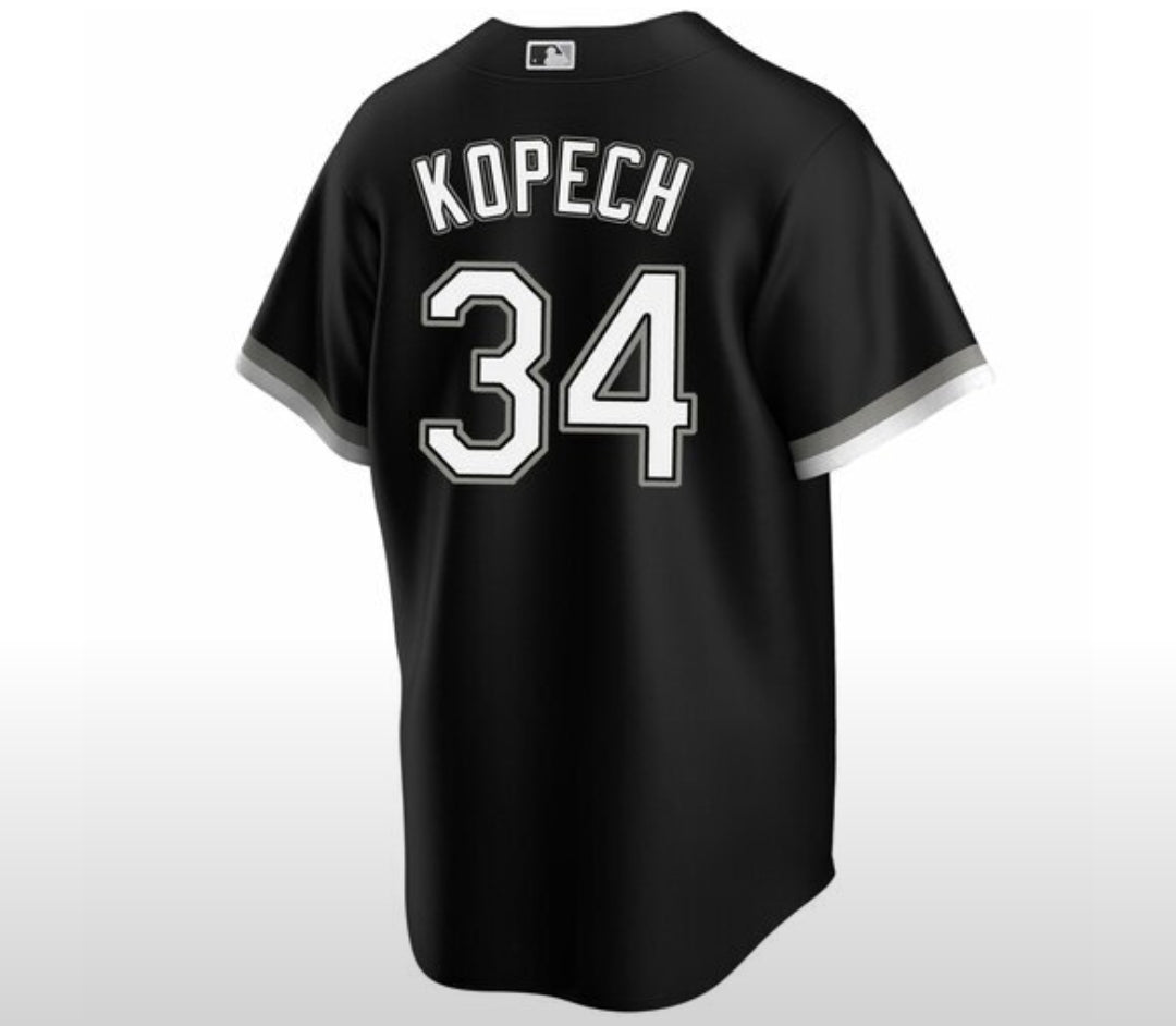 NIKE Men's Michael Kopech Chicago White Sox Black Alternate Premium Replica Jersey