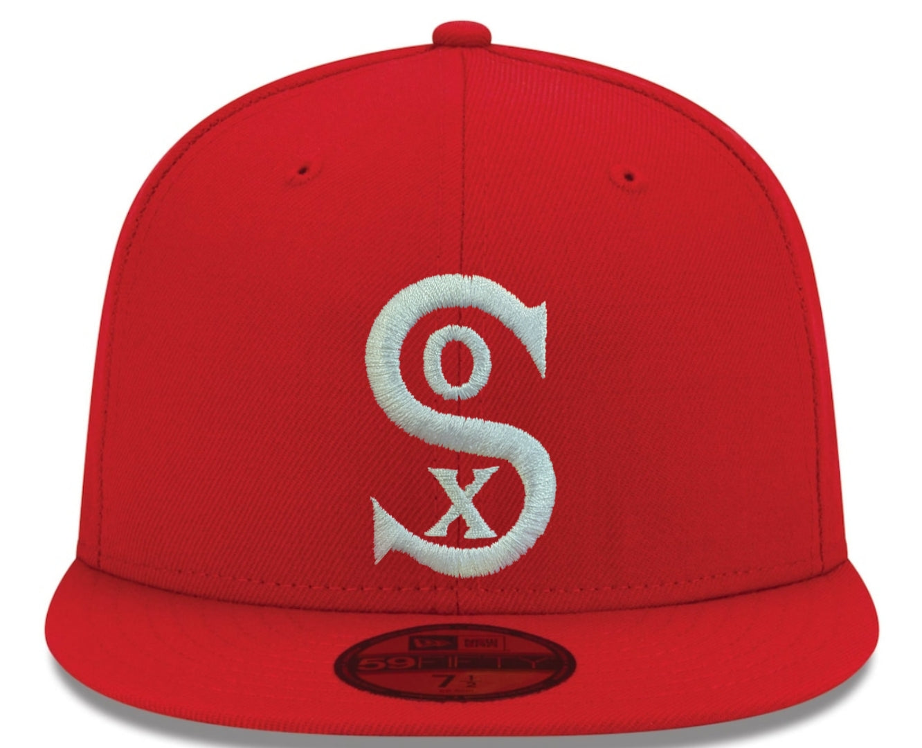 Men's Chicago White Sox New Era Cooperstown Collection Scarlet 1931 Road 59FIFTY Fitted Hat