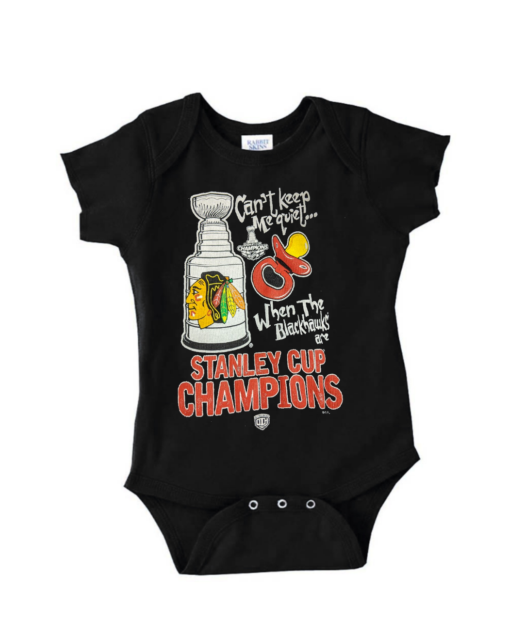 Newborn Chicago Blackhawks 2015 Stanley Cup Champions Creeper