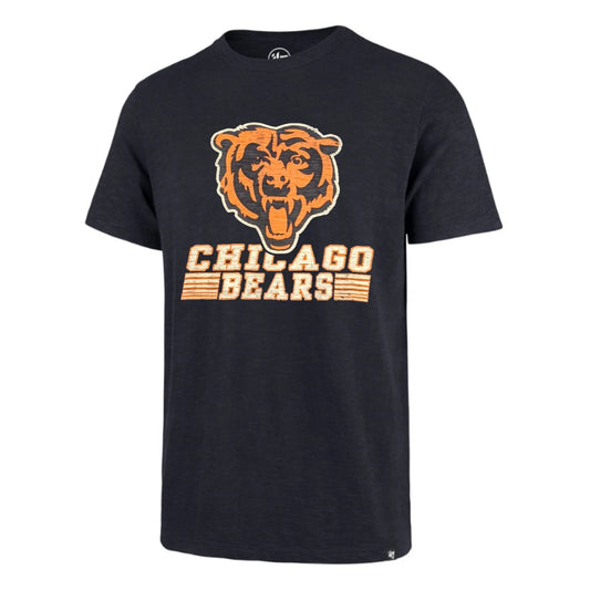 Men’s Chicago Bears Bear Head Logo Scrum Tee By ’47 Brand