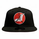 Mens Chicago White Sox New Era Black Cooperstown Collection 1960-1972 Logo 9FIFTY Snapback Hat - Pro Jersey Sports