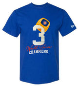 Mens Chicago Cubs New Era 3 Rings World Series Champions T-Shirt - Pro Jersey Sports