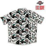 Men's Chicago White Sox White Floral Button Down Hawaiian Shirt - Pro Jersey Sports