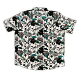 Men's Chicago White Sox White Floral Button Down Hawaiian Shirt - Pro Jersey Sports