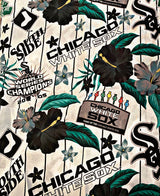 Men's Chicago White Sox White Floral Button Down Hawaiian Shirt - Pro Jersey Sports
