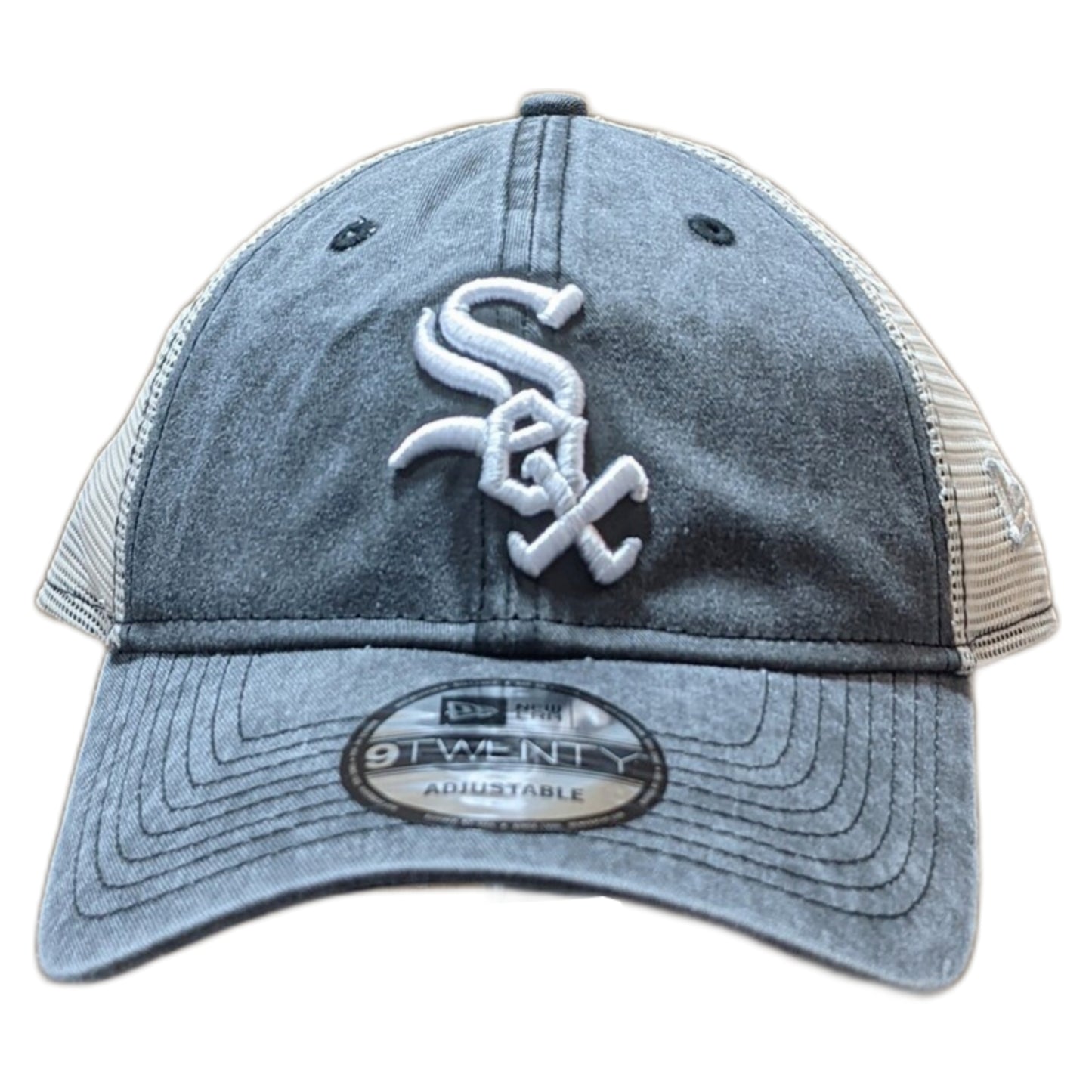 Chicago White Sox New Era Washed Trucker 9TWENTY Adjustable Snapback Hat