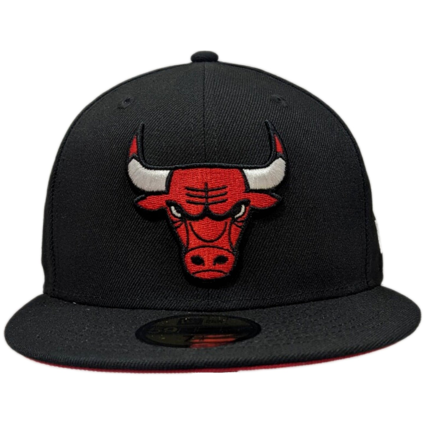 Men's Chicago Bulls Black/Red 6X Champions 59FIFTY Fitted Hat