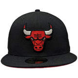 Men's Chicago Bulls Black/Red 6X Champions 59FIFTY Fitted Hat - Pro Jersey Sports