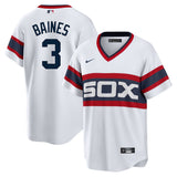 NIKE Men's Harold Baines Chicago White Sox Sunday 1983 Alternate White Premium Twill Replica Jersey - Pro Jersey Sports