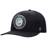 Men's Top Of The World Clemson Tigers Black Abbott One Fit Flex Fit Hat - Pro Jersey Sports