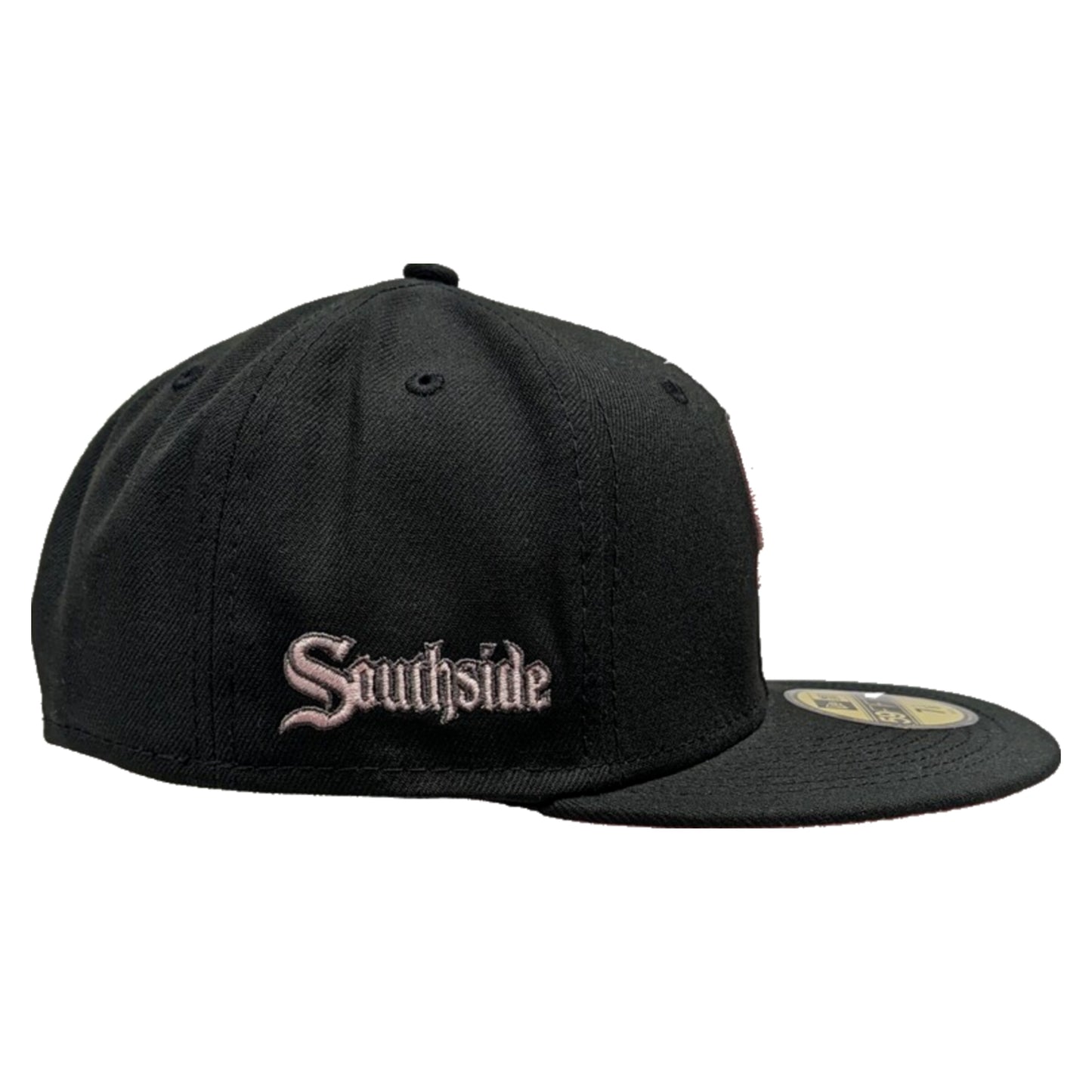 Chicago White Sox New Era Black and Pink Cotton Candy Pack City Connect Southside 59FIFTY Fitted Hat