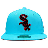 Chicago White Sox New Era Tidal Wave Vice Blue 2005 World Series Champions 59FIFTY Fitted Hat - Pro Jersey Sports