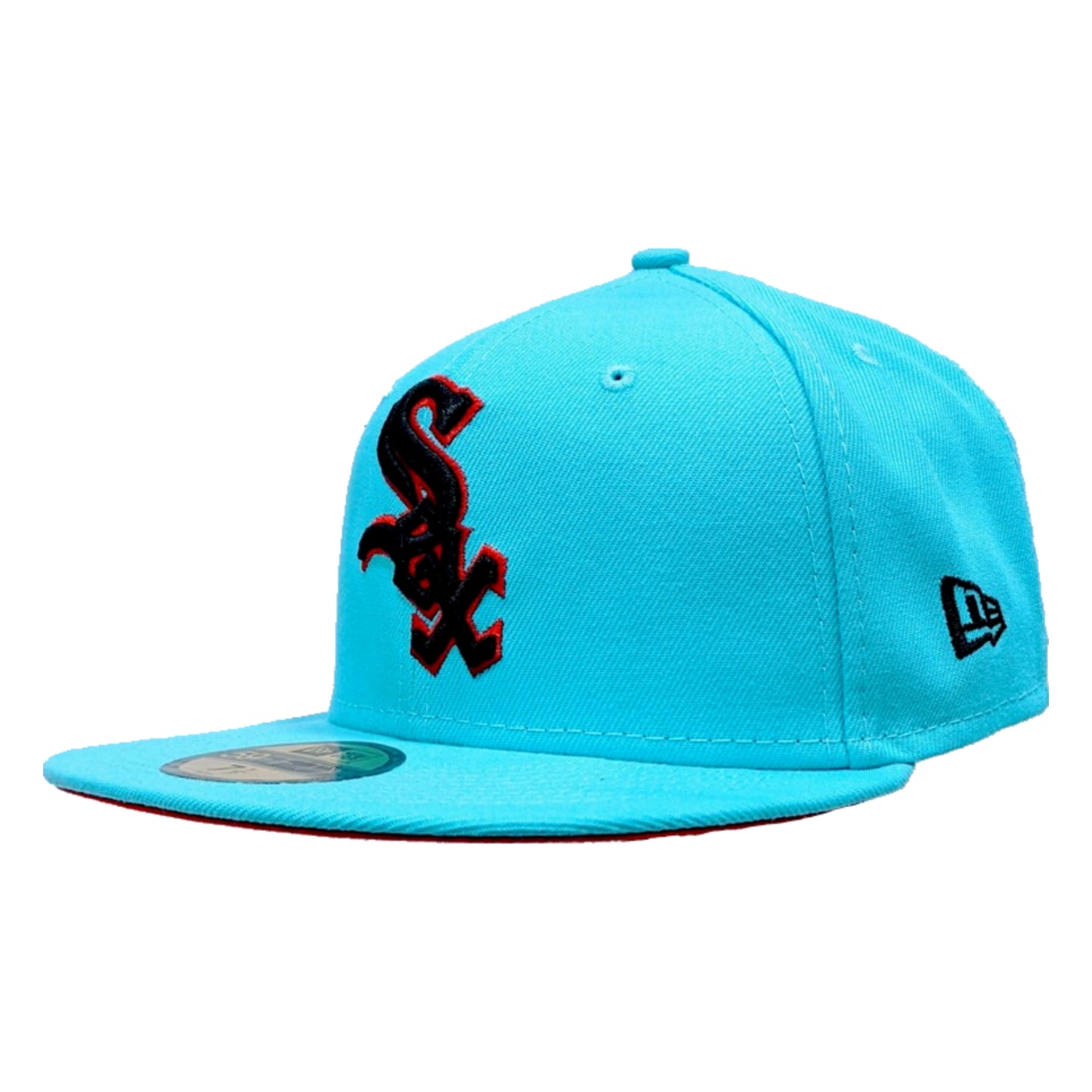 Chicago White Sox New Era Tidal Wave Vice Blue 2005 World Series Champions 59FIFTY Fitted Hat