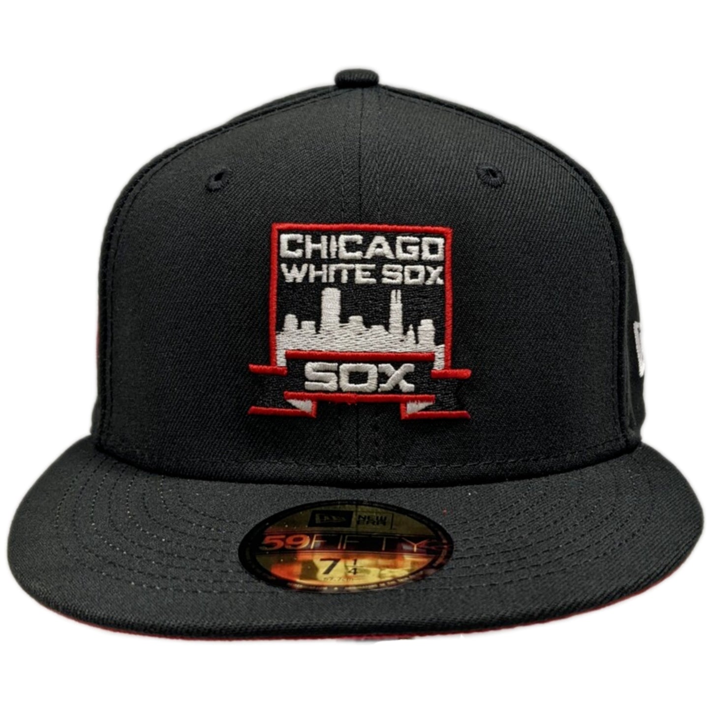 Chicago White Sox New Era Black 1983 All Star Skyline Black 59FIFTY Fitted Hat