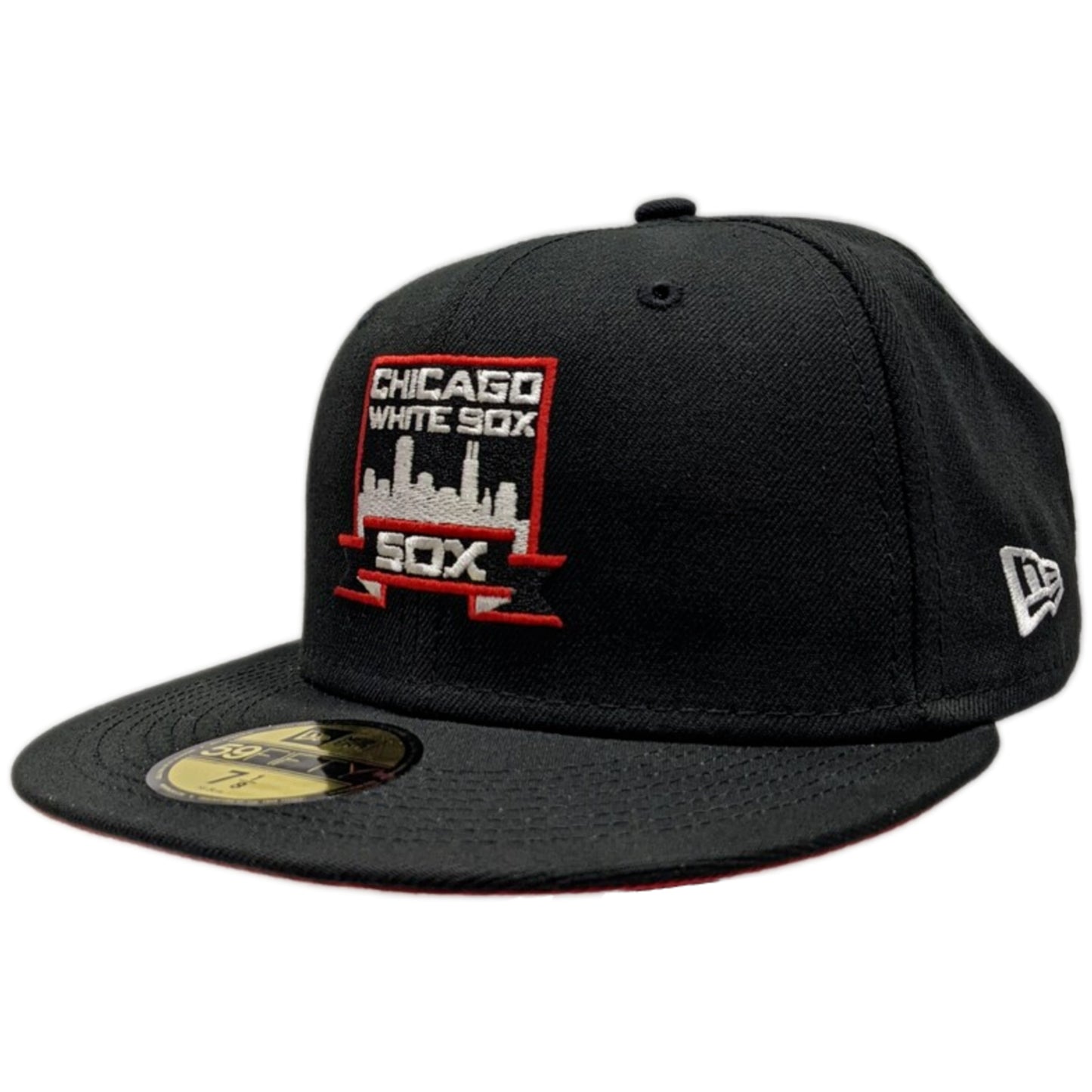 Chicago White Sox New Era Black 1983 All Star Skyline Black 59FIFTY Fitted Hat