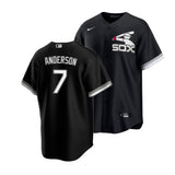 Men's Tim Anderson Chicago White Sox NIKE Black Alternate Spring Training Premium Replica Jersey - Pro Jersey Sports
