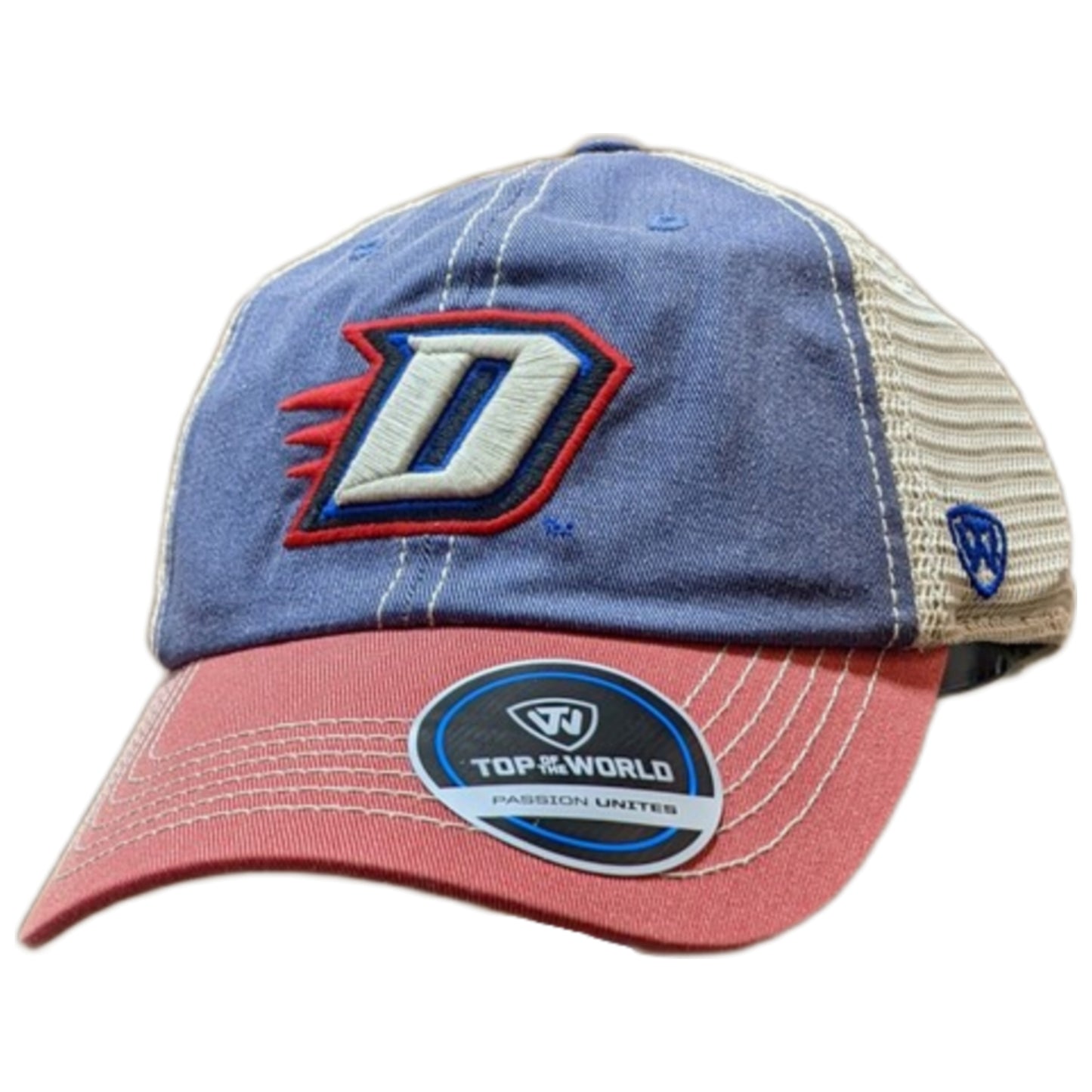 DePaul Blue Demons Blue Offroad Trucker Adjustable Top of the World Hat
