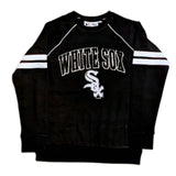 Women's Chicago White Sox Black Team Pride Crewneck Sweatshirt - Pro Jersey Sports