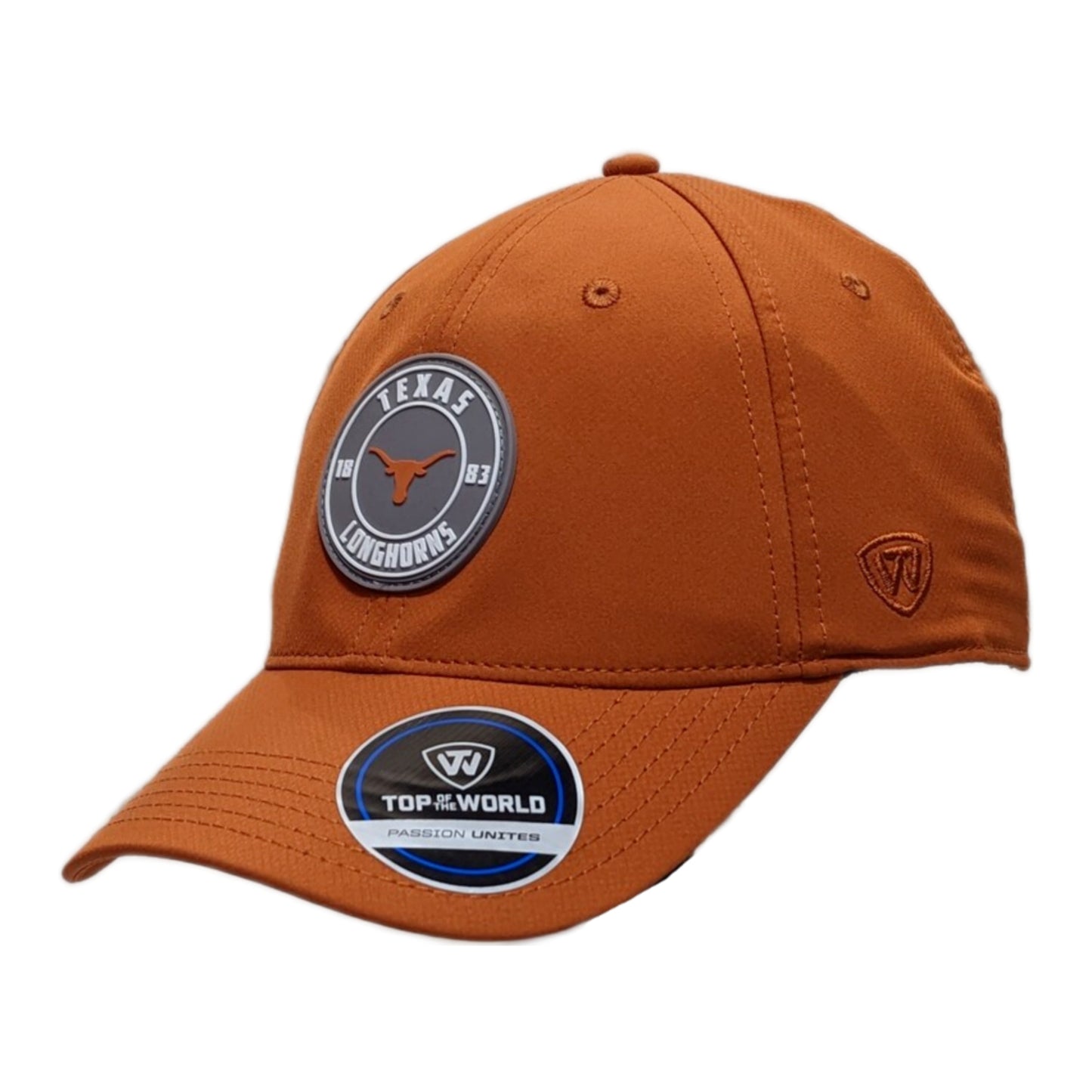 Men's Texas Longhorns Top of the World Rust Orange Performance Adjustable Hat
