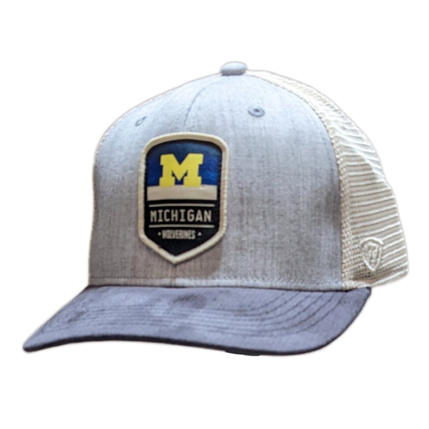 Michigan Wolverines Steel Heather Trucker Adjustable Top of the World Hat