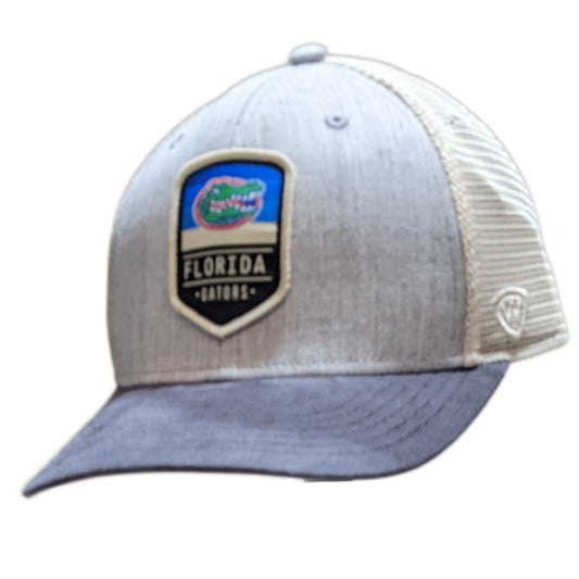 Florida Gators Steel Heather Trucker Adjustable Top of the World Hat