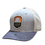 Clemson Tigers Steel Heather Trucker Adjustable Top of the World Hat - Pro Jersey Sports