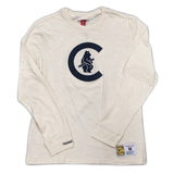 Men's Chicago Cubs Cooperstown Collection Cream Legendary Slub Long Sleeve Tee - Pro Jersey Sports